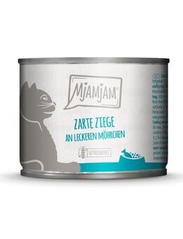 MjAMjAM 6 x 200 g - zarte Ziege an leckeren Möhrchen