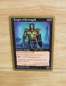 Magic The Gathering-Knight of Stromgald-" - Nörvenich
