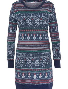 LASCANA Nachthemd mit winterlichem Druck