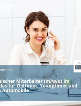 Kaufmännischer Mitarbeiter (m/w/d) im Bereich Sales für Oldtimer, Youngtimer und besondere Automobile - Grolsheim
