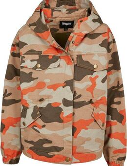 URBAN CLASSICS Allwetterjacke Urban Classics Damen Ladies Oversized Camo Parka Jacket (1-St)