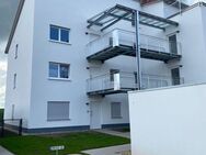 barrierearme 3-Zimmer-Neubauwohnung mit Terrasse und Gartenanteil - Burgoberbach