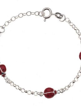 Vivance Armband 925/- Sterling Silber Marienkäfer