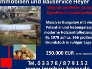 Bungalow in Luckenwalde auf großzügigem Grundstück - Luckenwalde
