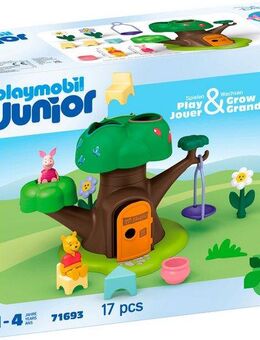 Playmobil® Winnies & Ferkels Baumhaus (71693), JUNIOR & Disney Konstruktions-Spielset, (17 St), Made in Europe
