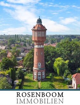 Einmalige Gelegenheit: Auricher Wasserturm mit Baugenehmigung für Nebengebäude! - Aurich