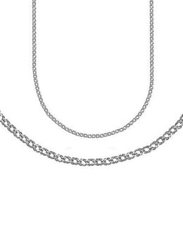 Firetti Collierkettchen Schmuck Geschenk Silber 925 Fantasiekettengliederung 4,4 mm breit, Made in Germany