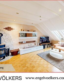 Die Alternative zum Häuschen: Großzügige 5-Zimmer-Wohnung im mediterranen Stil - Eisingen (Bayern)