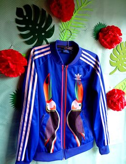 Adidas Trainingsjacke blau bunt S - Augsburg Zentrum