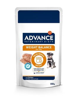5 + 3 gratis! 8 x 150 g Advance Veterinary Diets Mini Nassfutter - Weight Balance