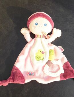 Baby Born Zapf Creation Schmusetuch rosa Mädchen Puppe&Beißring 4,- - Flensburg