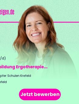 Ausbildung Ergotherapie - Krefeld