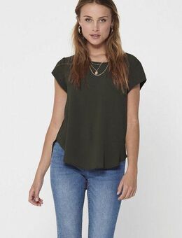 ONLY Shirtbluse ONLVIC S/S SOLID TOP