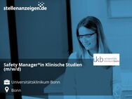 Safety Manager*in Klinische Studien (m/w/d) - Bonn