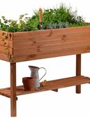 Dobar Hochbeet mit Ablagefläche Gemüsebeet Kräuterbeet #58130 in 75217