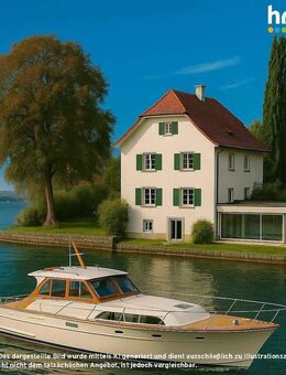 Secret Sales: Boot mit passender Luxusimmobilie auf großem Seegrundstück in Konstanz - Konstanz