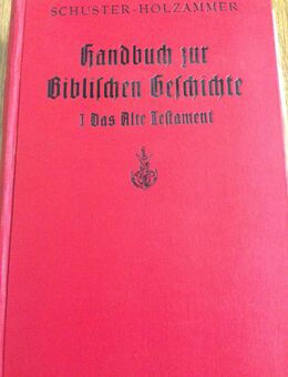 Handbuch zur biblischen Geschichte- Band 1- 1925 -Schuster-Holzammer- - Mahlberg