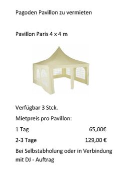 Pavillon zu vermieten - Bad Pyrmont