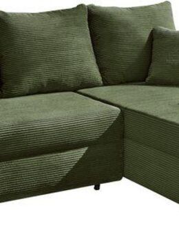 Jockenhöfer Gruppe Ecksofa Elmau, L-Form, Breite 235cm, inkl. Bettfunktion, Bettkasten, Ottomane links/rechts montierbar