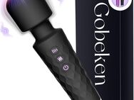 Gobeken Vibrator Vibration für frauen, Dildo mit 10 Vibrationsintensitäten, Sex spielzeug für die frau paare 20 Vibrationsfrequenzen, Vibratorensets für frauen klitoris Massagestab, Massage Schwarz - Ennigerloh