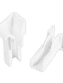 Einlauftrichter für Mini Aluminium-Führungsschiene | 20 mm | weiß - Moers