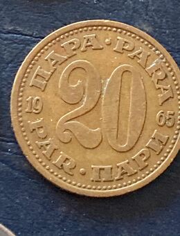 Münze Münzen Umlaufmünze Jugoslawien 20 Para 1965 - Alzey