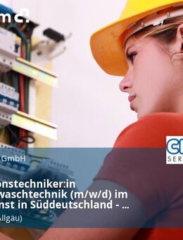 Installationstechniker:in Fahrzeugwaschtechnik (m/w/d) im Außendienst in Süddeutschland - Kempten, Memmingen, Ulm, Augsburg oder Umgebung - Augsburg
