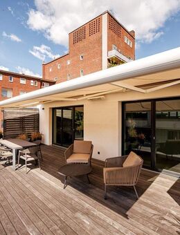 Winterhuder Eleganz: Bezugsfertiges 2-Zimmer-Penthouse mit 42 m² Süd-Dachterrasse - mit Einbauküche! - Hamburg
