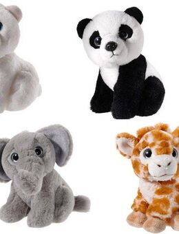 Heunec® Kuscheltier Mini Mi Arktis trifft Safari Set (Set, 4-St)