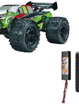 Jamara RC-Monstertruck Akron Monstertruck BL 4WD, 1:10, 2,4 GHz, Wheelybar