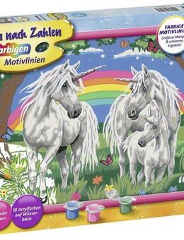 Ravensburger Malen nach Zahlen Fabelhafte Einhornwelt, Made in Europe