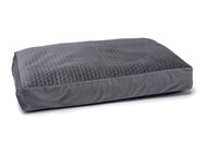 Liegekissen Karlie Velvet, dunkelgrau - L 100 x B 70 x H 15 cm