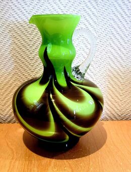 Vase Murano Glas Grün Florentine Florence Italien - Uelzen