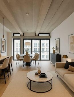 Sonnige Eleganz: 3-Zimmer-Neubau-Wohnung mit Balkon, Einbauküche & hochwertigem Boden - Berlin