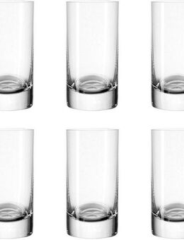 LEONARDO Schnapsglas EASY, 6-tlg., Kristallglas, 50 ml, 6-teilig