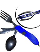 Multifunktionale Camping Taschen Besteck Messer Gabel Löffel Outdoor Geschirr  11,90 €* in 78052