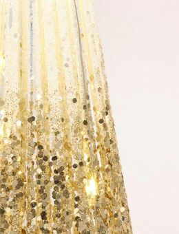 I.GE.A. LED-Dekofigur Weihnachtspyramide mit LED Licht (1 St), Warmweiß, Weihnachtsbaum Tannenbaum Weihnachtsdeko Deko Beleuchtung