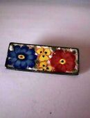 Anstecknadel Blumen aus Silber in 57629