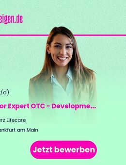 Senior Expert (m/w/d) OTC - Development / Scientific & Regulatory Affairs - Frankfurt (Main)