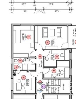 Vermietete Eigentumswohnung in Meschede mit Balkon- solide Kapitalanlage in zentraler Wohnlage - Meschede (Kreis- und Hochschulstadt)