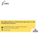 Betriebsschlosser / Maschinenreparateur in der Produktion (m/w/d) - Schierling