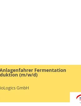 Operator / Anlagenfahrer Fermentation Pharmaproduktion (m/w/d) - Bovenau