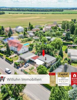 Perfekt zum Ausbauen oder Platz für etwas Neues: Bungalow mit idyllischem Grundstück - Taucha