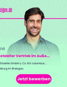 Gebietsleiter Vertrieb im Außendienst (M/W/D) - Schwarzwald, Breisgau, Oberrhein (PLZ 76, 77, 78, 79) - Freiburg (Breisgau)
