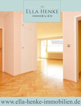 Sonnige, großzügige Erdgeschoss-Wohnung mit Balkon in Top-Innenstadt-Lage. - Bad Harzburg