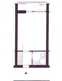 1-Zimmer-Studenten-Apartment mit Balkon, TU-Nähe - Braunschweig