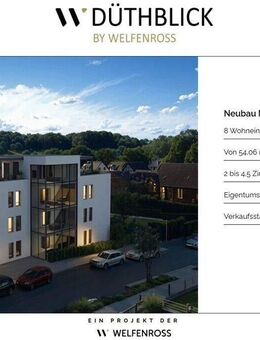 Luxuriöse Penthouse Wohnung mit Dachgarten, Weitblick & 4 o. 5 Zimmern - Großer Ausstattungskatalog - Hameln