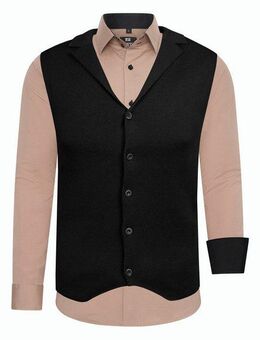 Rusty Neal Langarmhemd inklusive Langarmhemd und Weste