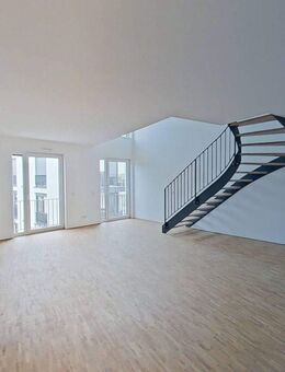 NEUBAU: 3-Zi.-Maisonettewohnung mit EBK, 2 Bädern und viel Tageslicht im Quartier Großherzog-Friedrich-Höfe - Saarbrücken