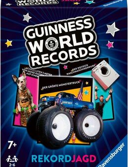 Ravensburger Spiel Guinness World Records - Rekordjagd, Familienspiel, Made in Europe